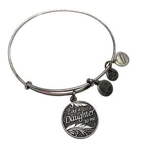Alex and Ani Like A Daughter To Me Charm Bracelet - Expands 2"- 3.5"